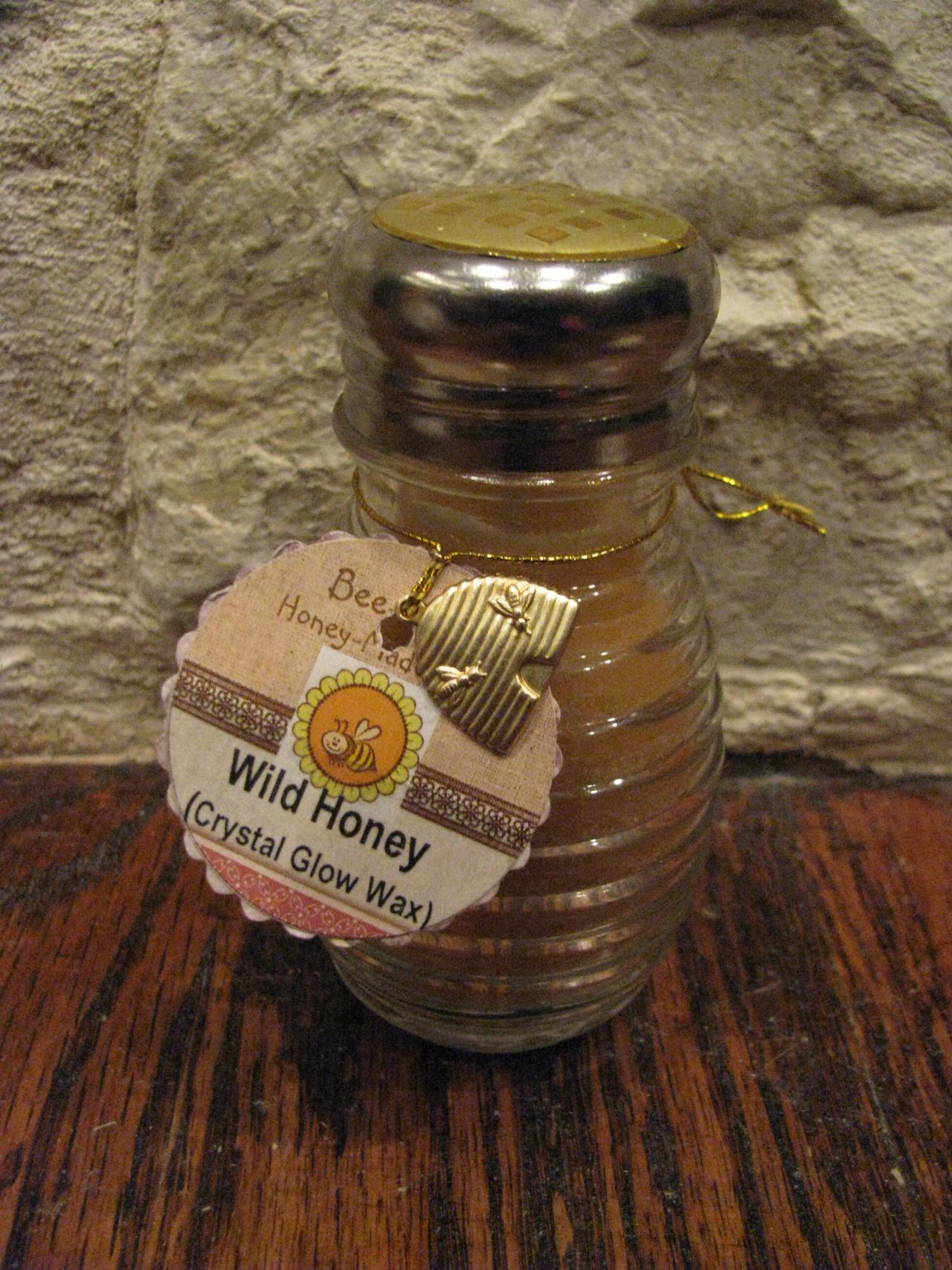 1 Each Handcrafted Triple Highly Scented Candle In Rare 3.5 Oz Honey Beehive Jar Your Choice Of Wax And Scent